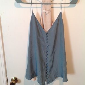 100% silk tank top